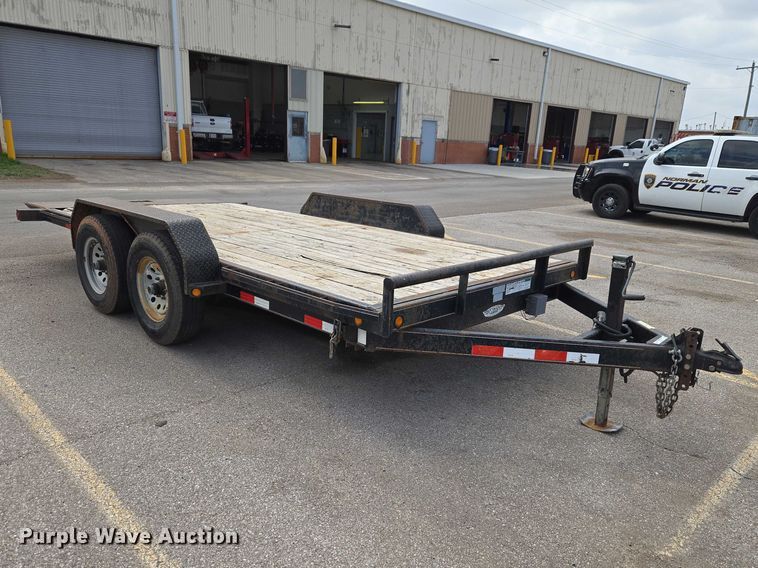 image for item ET1425 2012 Maxey Welding tilt deck equipment trailer