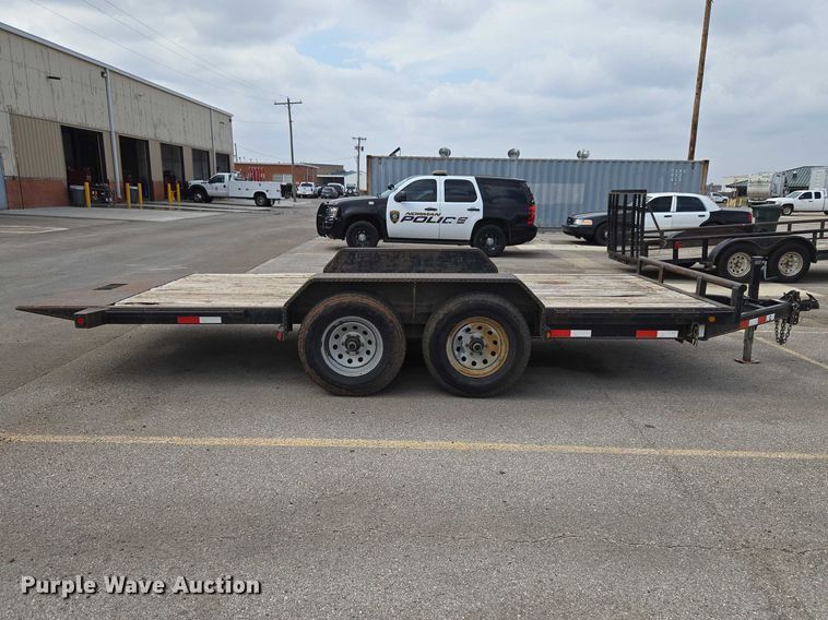 image for item ET1425 2012 Maxey Welding tilt deck equipment trailer