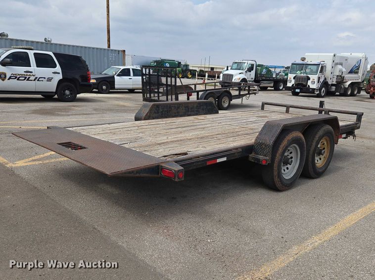 image for item ET1425 2012 Maxey Welding tilt deck equipment trailer