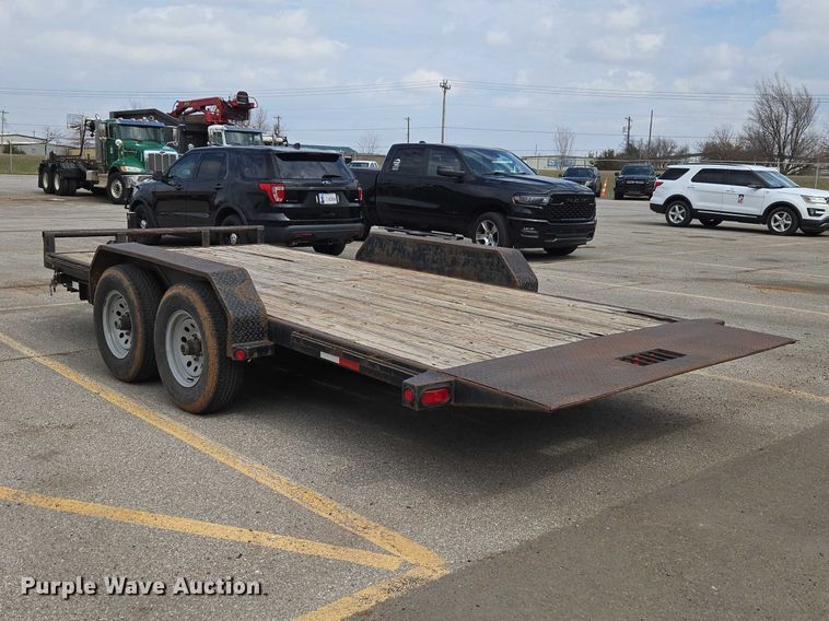 image for item ET1425 2012 Maxey Welding tilt deck equipment trailer