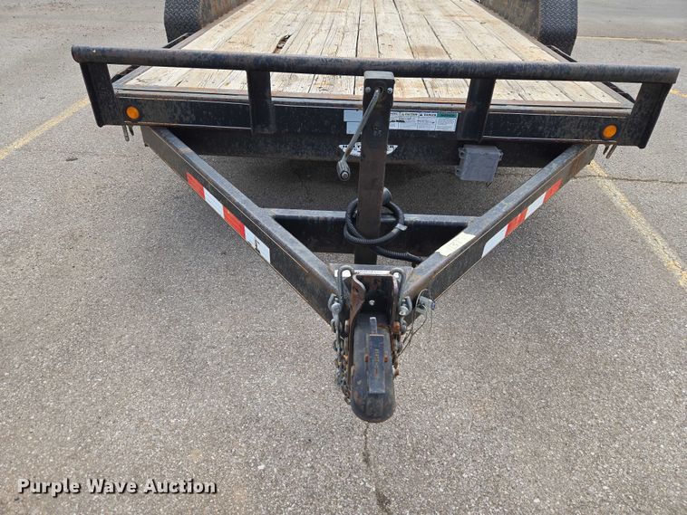 image for item ET1425 2012 Maxey Welding tilt deck equipment trailer