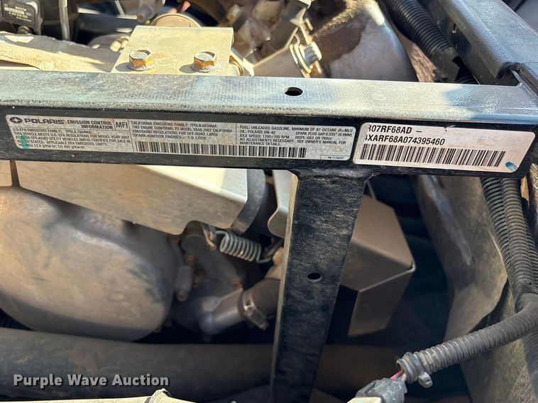 image for item ET1426 2007 Polaris Ranger utility vehicle