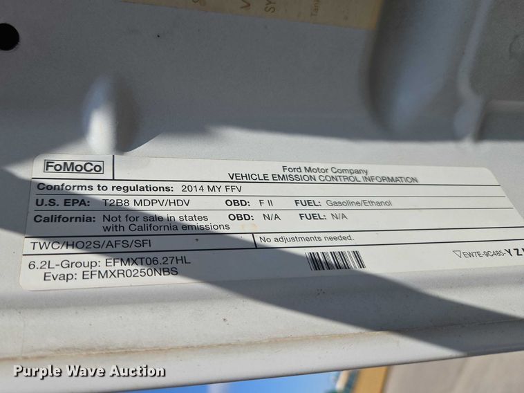 image for item ET1433 2014 Ford F250 Super Duty Crew Cab pickup truck