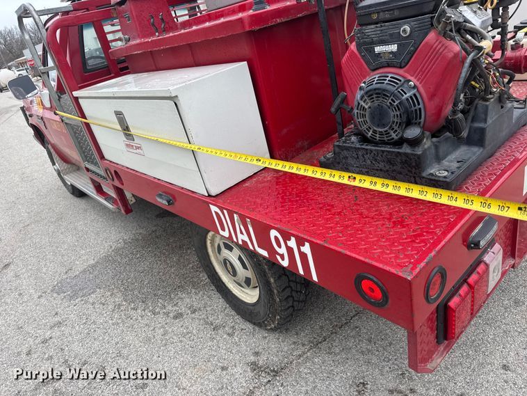 image for item ET1664 1985 Chevrolet Custom Deluxe 30 brush fire truck