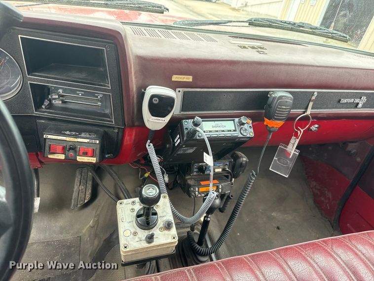 image for item ET1664 1985 Chevrolet Custom Deluxe 30 brush fire truck