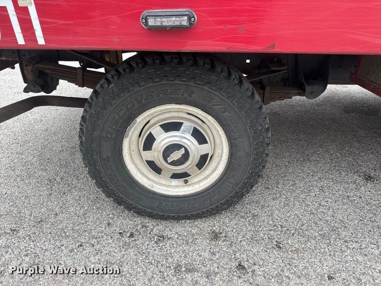 image for item ET1664 1985 Chevrolet Custom Deluxe 30 brush fire truck