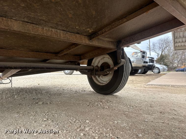 image for item ET1687 1984 Go-Getter AZGGT tilt deck utility trailer