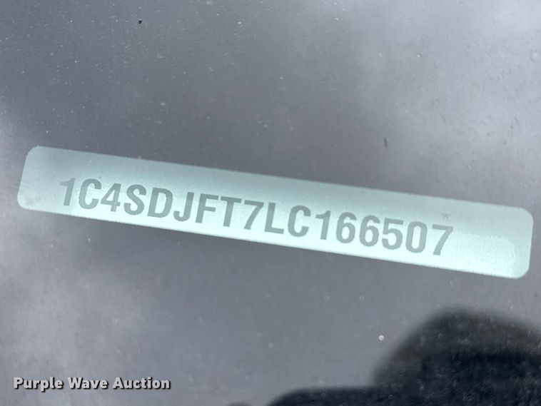 image for item ET1694 2020 Dodge Durango SSV SUV