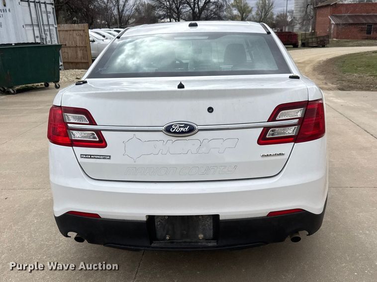 image for item ET1696 2015 Ford Taurus Police Interceptor 