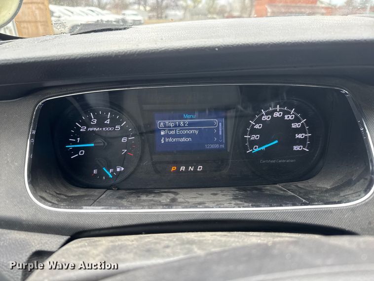 image for item ET1696 2015 Ford Taurus Police Interceptor 