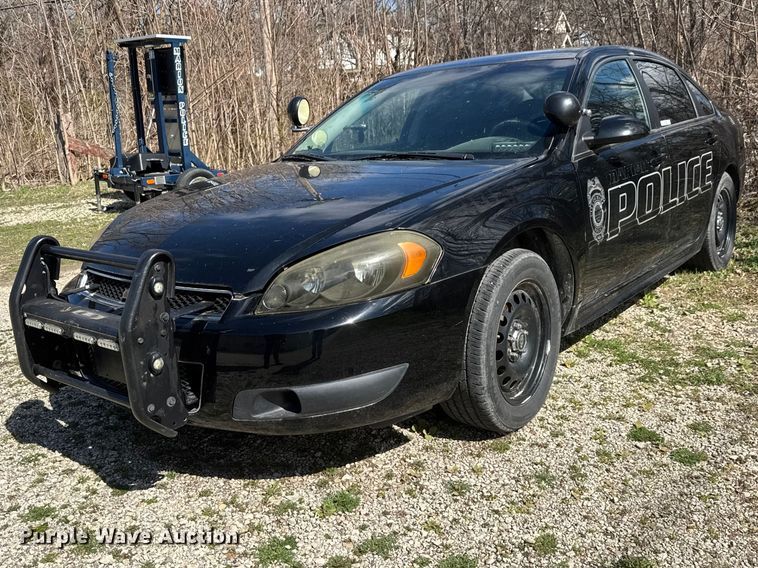 image for item ET1697 2012 Chevrolet Impala Police Cruiser 