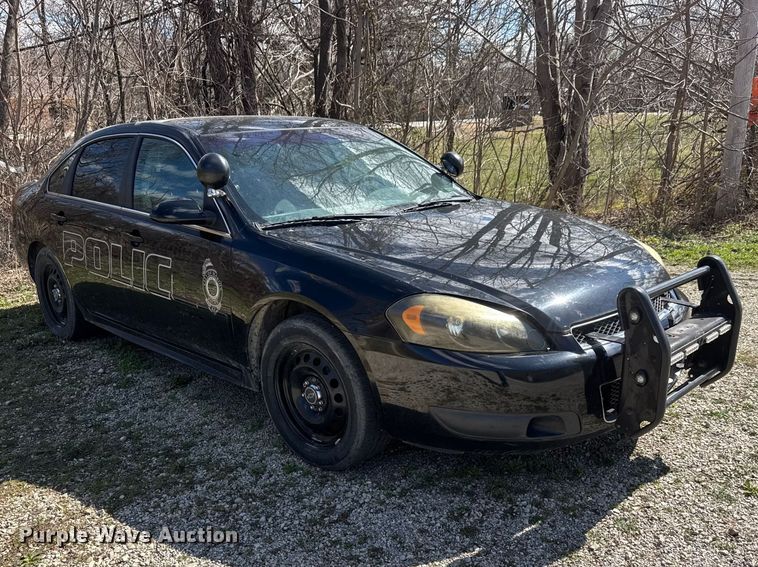 image for item ET1697 2012 Chevrolet Impala Police Cruiser 