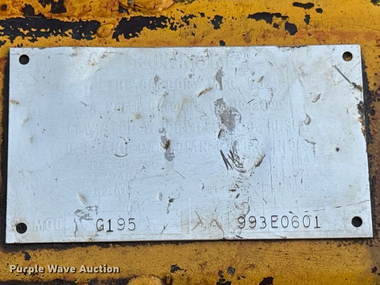 image for item ET1708 Roanoke G195-B Bush Axe side boom rotary mower