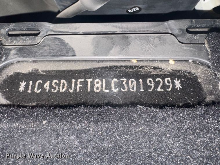 image for item ET1709 2020 Dodge Durango SSV SUV