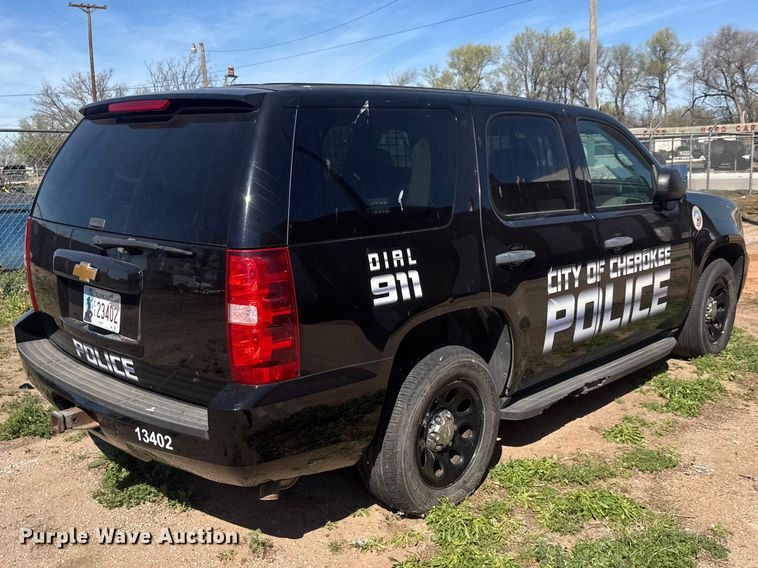 image for item ET1744 2013 Chevrolet Tahoe Police SUV