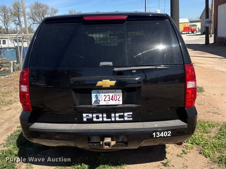 image for item ET1744 2013 Chevrolet Tahoe Police SUV
