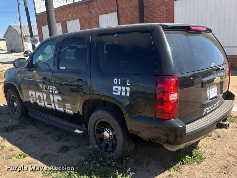 image for item ET1744 2013 Chevrolet Tahoe Police SUV
