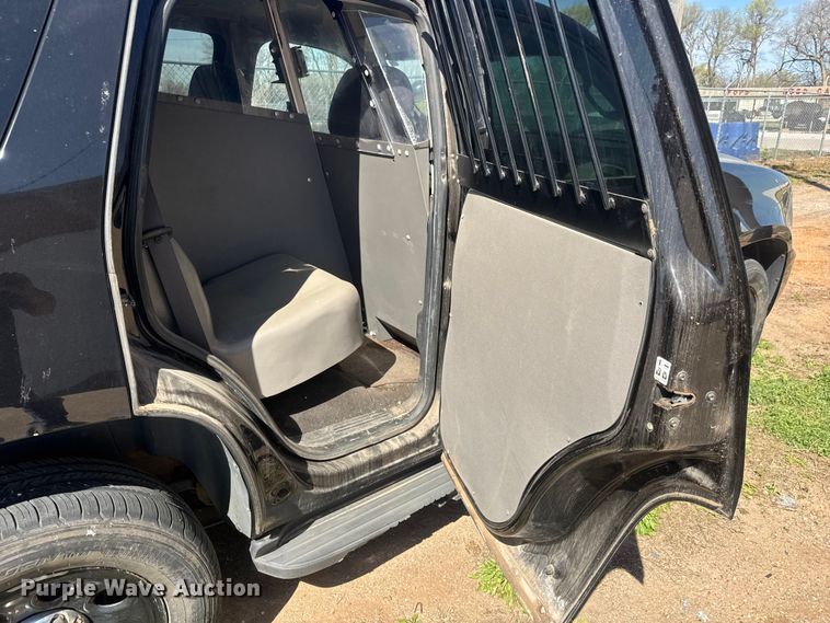 image for item ET1744 2013 Chevrolet Tahoe Police SUV