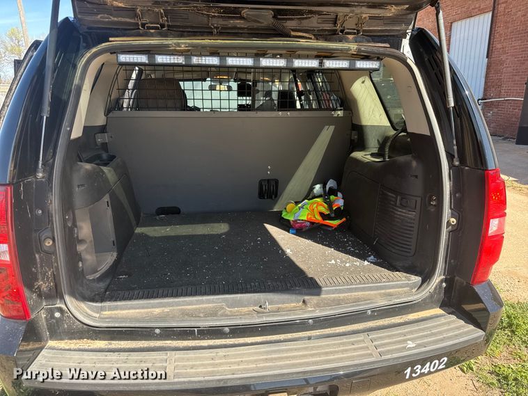 image for item ET1744 2013 Chevrolet Tahoe Police SUV