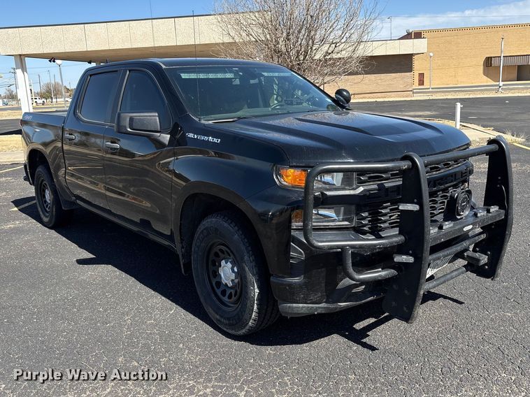 image for item EU4996 2021 Chevrolet Silverado 1500 Crew Cab pickup truck