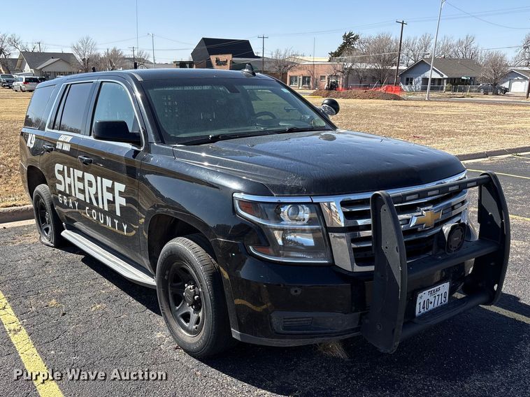 image for item EU4999 2020 Chevrolet Tahoe Police SUV