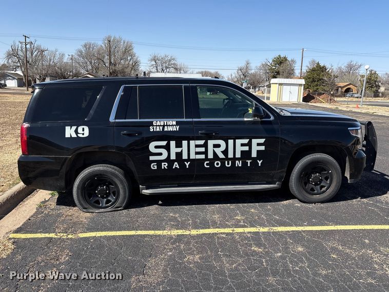 image for item EU4999 2020 Chevrolet Tahoe Police SUV