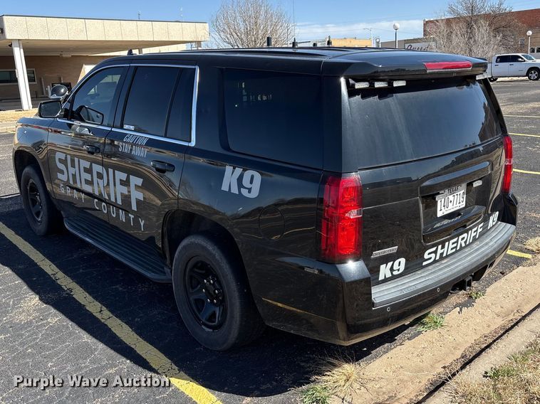 image for item EU4999 2020 Chevrolet Tahoe Police SUV