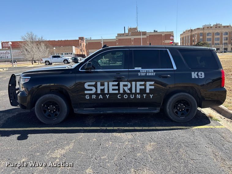 image for item EU4999 2020 Chevrolet Tahoe Police SUV