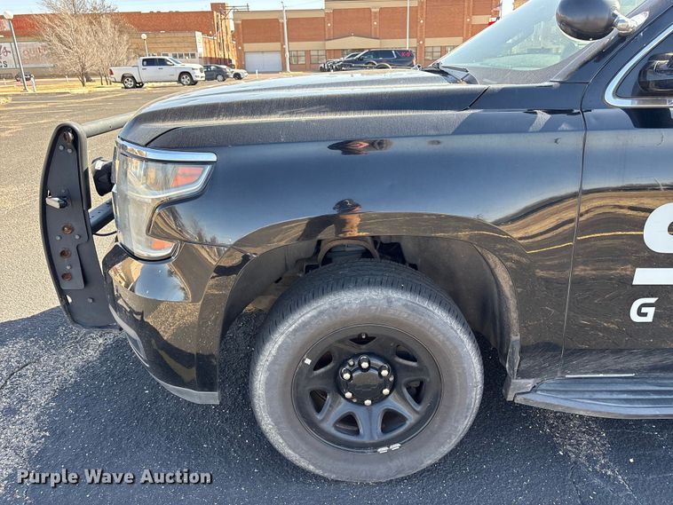 image for item EU4999 2020 Chevrolet Tahoe Police SUV