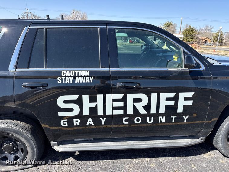 image for item EU4999 2020 Chevrolet Tahoe Police SUV