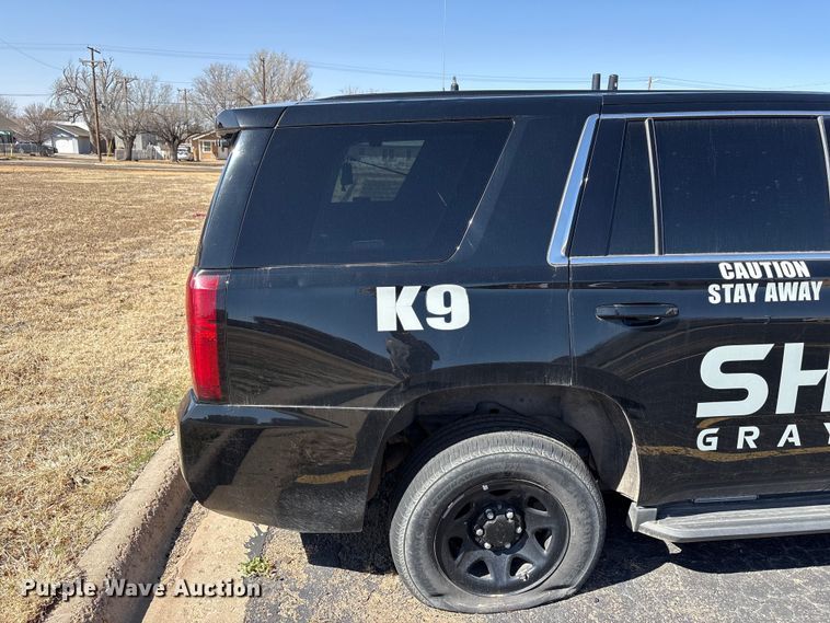 image for item EU4999 2020 Chevrolet Tahoe Police SUV