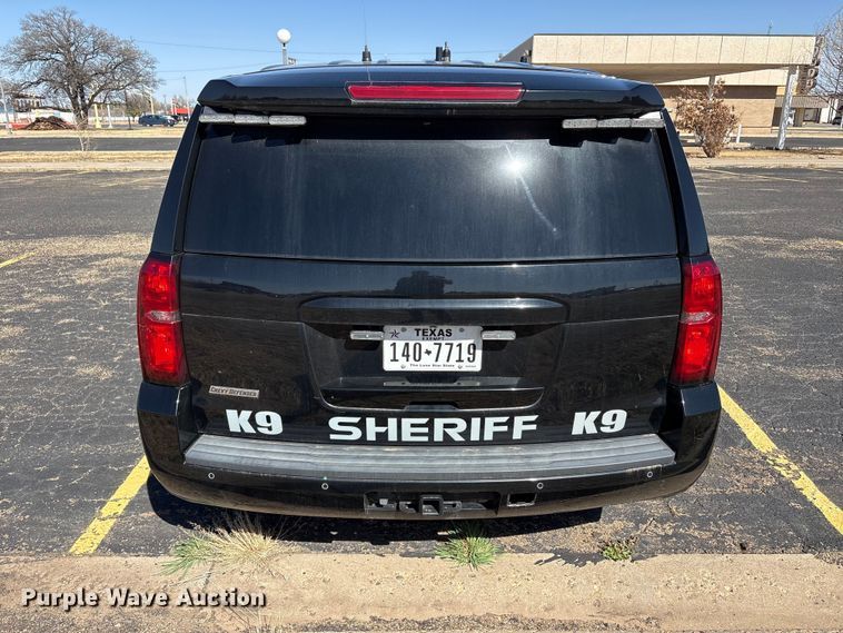 image for item EU4999 2020 Chevrolet Tahoe Police SUV