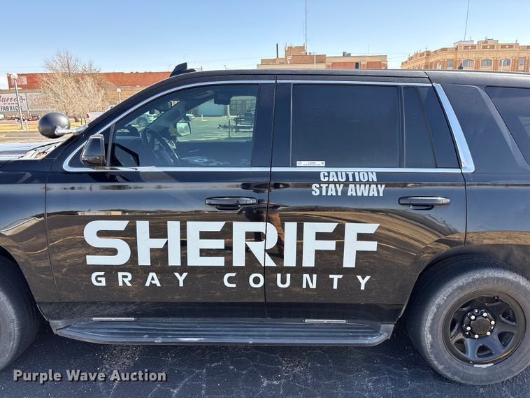 image for item EU4999 2020 Chevrolet Tahoe Police SUV