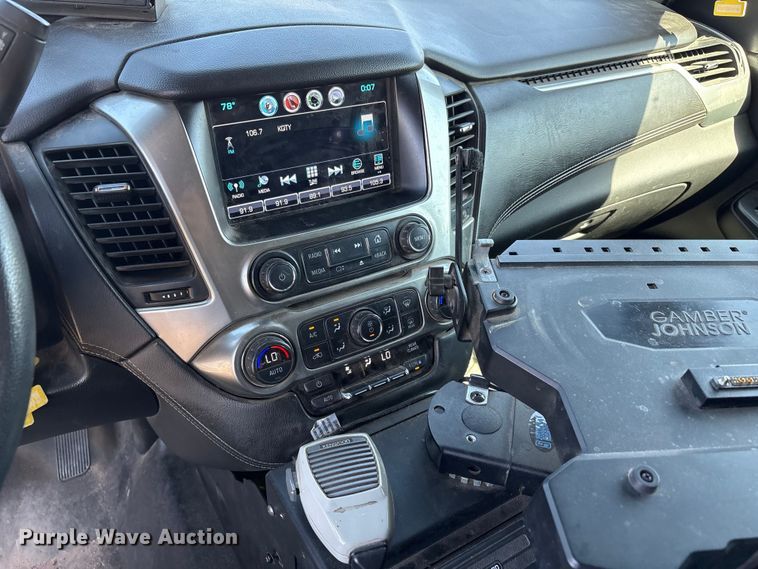 image for item EU4999 2020 Chevrolet Tahoe Police SUV