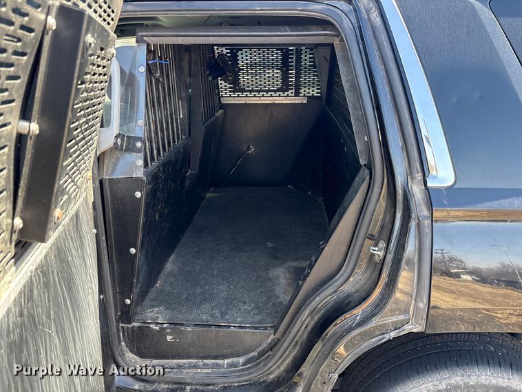 image for item EU4999 2020 Chevrolet Tahoe Police SUV