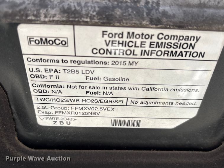 image for item EU7454 2015 Ford Fusion 