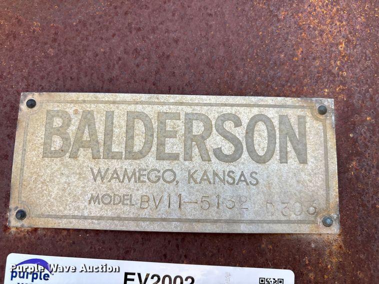 image for item EV2002 Balderson  BV11-5132 snow plow