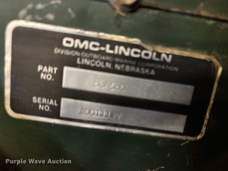 image for item EV2014 OMC Lincoln aerator