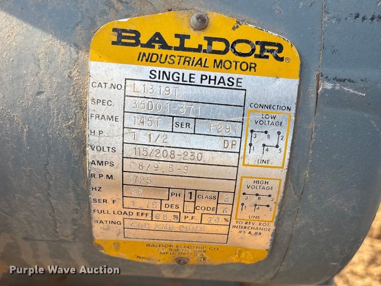 image for item EV2017 (2) Baldor electric motors