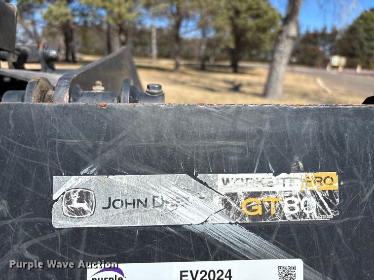 image for item EV2024 John Deere GT80 skid steer grapple bucket