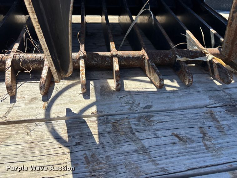 image for item EV2024 John Deere GT80 skid steer grapple bucket