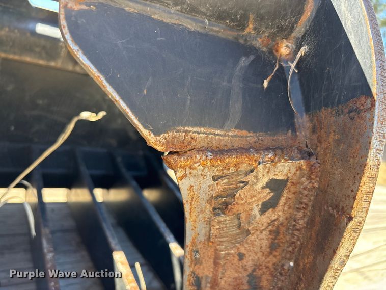 image for item EV2024 John Deere GT80 skid steer grapple bucket