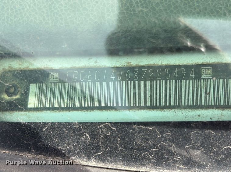 image for item EV2853 2008 Chevrolet Silverado 1500 utility bed pickup truck