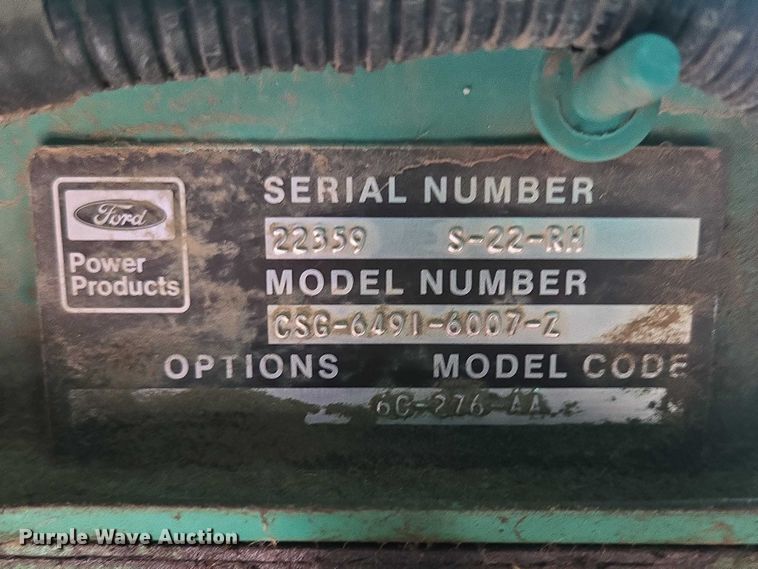 image for item EV5587 Onan 35GGFB generator