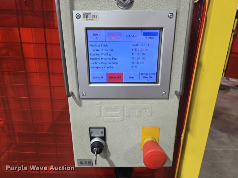 image for item EV5589 2012 IGM RSX 501 robotic welder