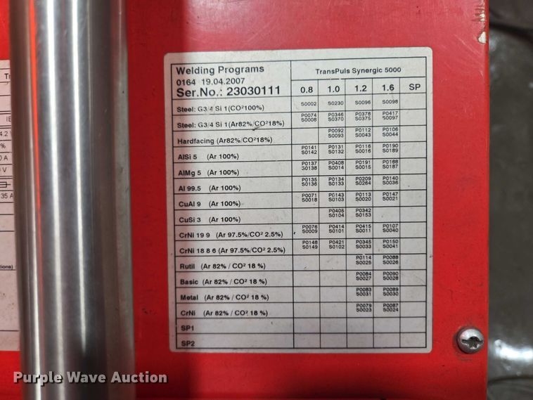 image for item EV5589 2012 IGM RSX 501 robotic welder