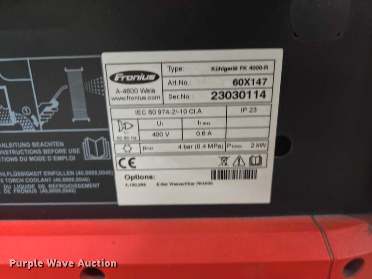 image for item EV5589 2012 IGM RSX 501 robotic welder