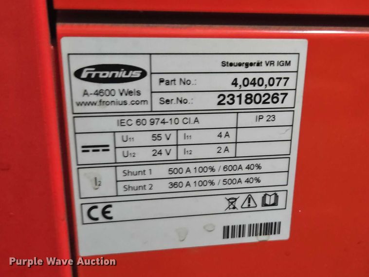 image for item EV5589 2012 IGM RSX 501 robotic welder