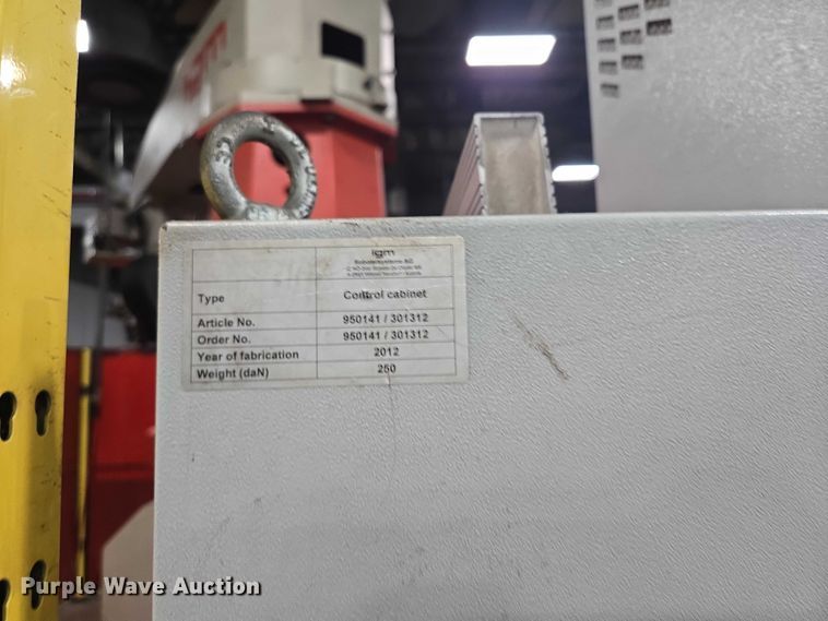 image for item EV5589 2012 IGM RSX 501 robotic welder