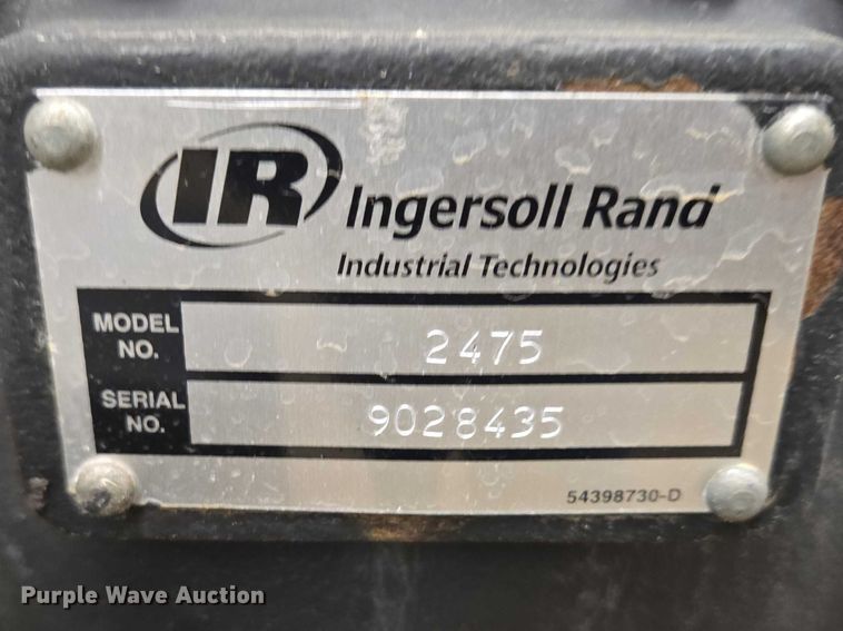 image for item EV5593 Ingersoll Rand air compressor